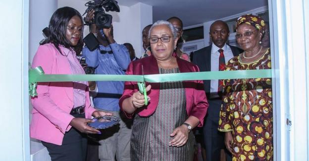 First Lady Margaret Kenyatta paid glowing tribute to the late Nobel Peace Laureate 