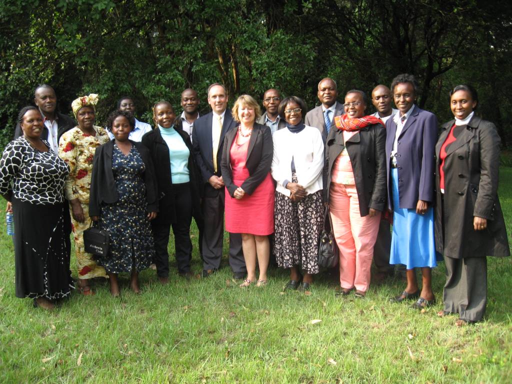 GBM staff and Board Members group photo with the consultants at Langata Training Centre