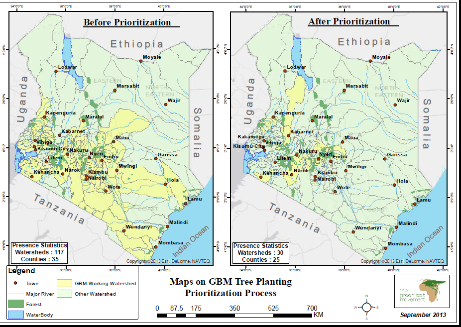GBM's 30 priority watersheds for Rehabilitation