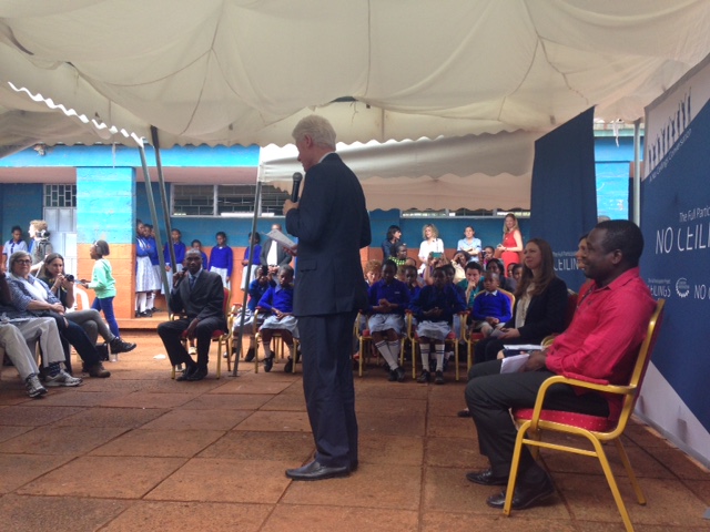 “Intelligence is evenly distributed but opportunity is not”. President Bill Clinton 