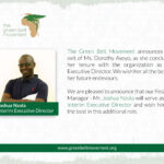 THE GREEN BELT MOVEMENT ANNOUNCES CHANGE OF LEADERSHIP